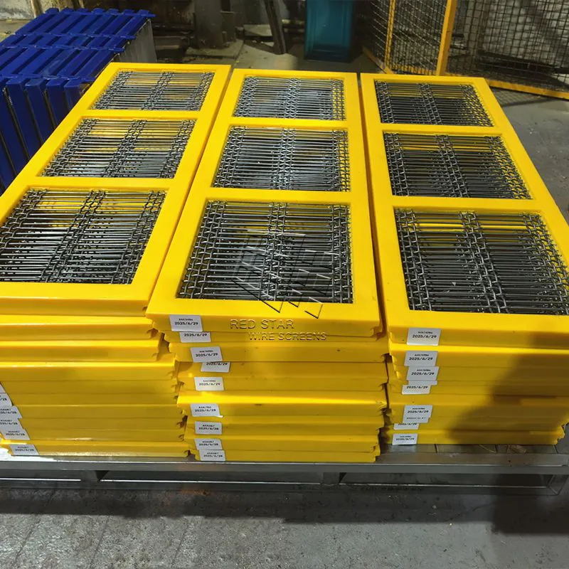 Modular Piano Wire screen with Polyurethane Frame