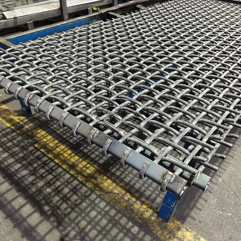 Flat Top Crimped Woven Wire Screen