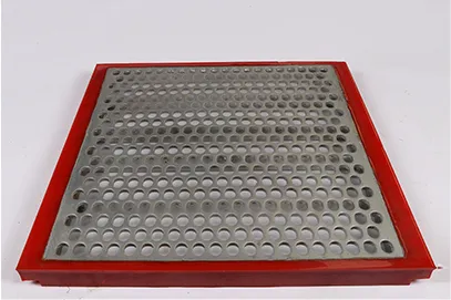 Modular polyurethane perforated screen