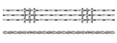 Type B -piano wire screen