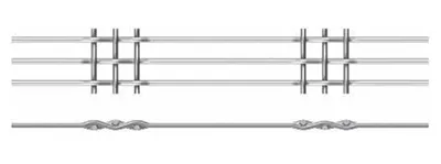 Type A -piano wire screen