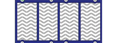 Type 6-Undulating Profile Screen with PU Frame