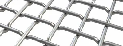 Flat Top Crimped Woven Wire Screen